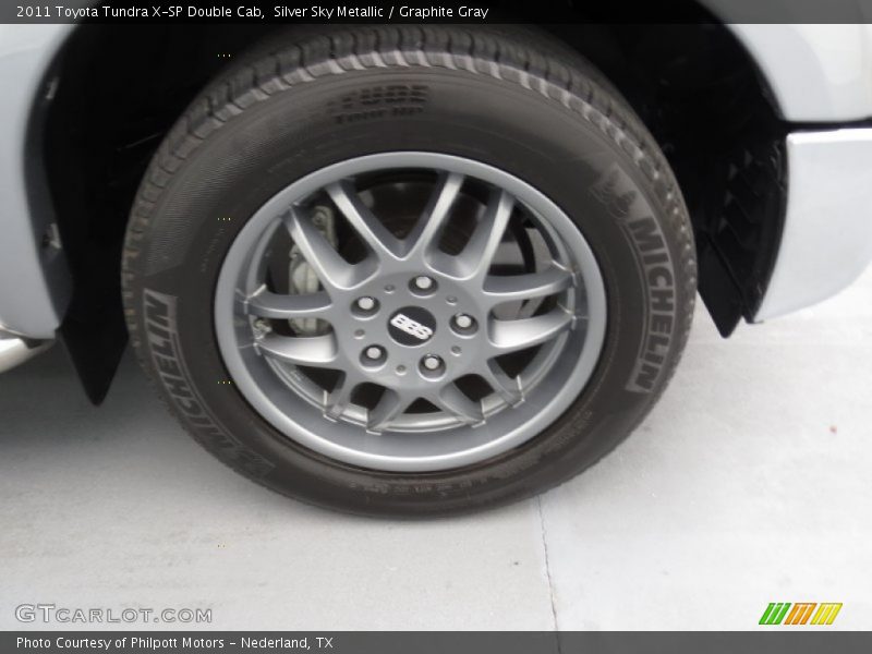 Silver Sky Metallic / Graphite Gray 2011 Toyota Tundra X-SP Double Cab