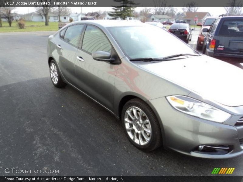 Tungsten Metallic / Black 2013 Dodge Dart Limited
