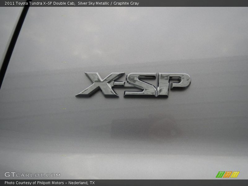 Silver Sky Metallic / Graphite Gray 2011 Toyota Tundra X-SP Double Cab