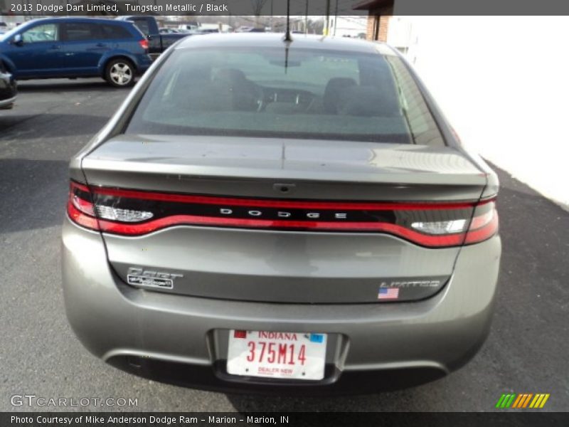 Tungsten Metallic / Black 2013 Dodge Dart Limited
