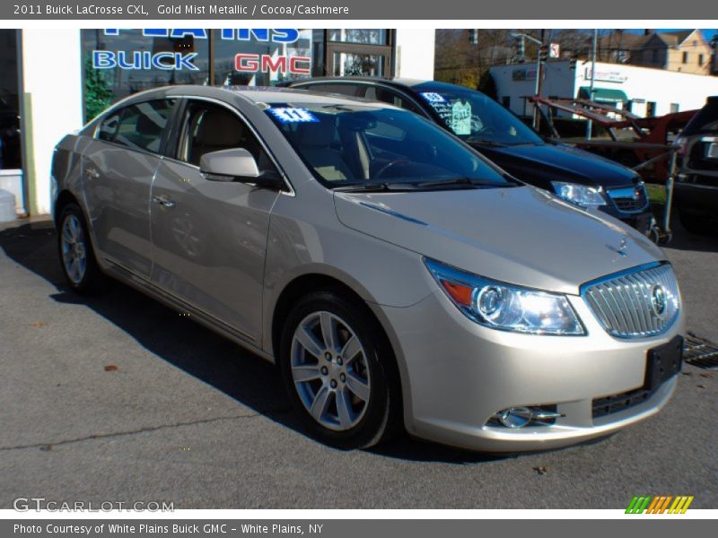 Gold Mist Metallic / Cocoa/Cashmere 2011 Buick LaCrosse CXL