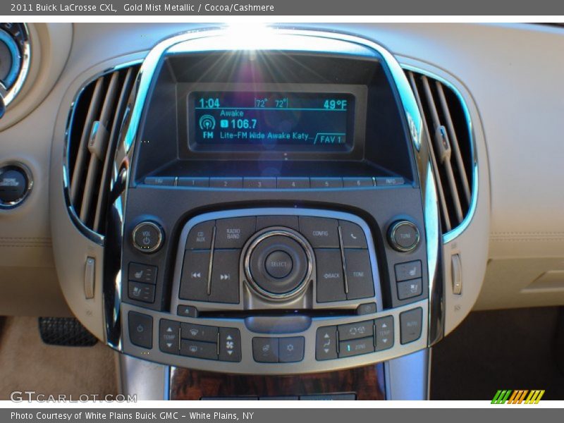Gold Mist Metallic / Cocoa/Cashmere 2011 Buick LaCrosse CXL