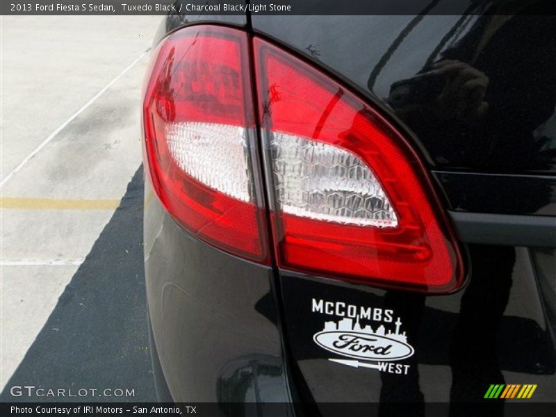 Tuxedo Black / Charcoal Black/Light Stone 2013 Ford Fiesta S Sedan