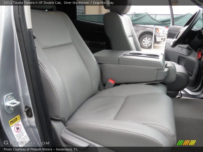 Silver Sky Metallic / Graphite Gray 2011 Toyota Tundra X-SP Double Cab