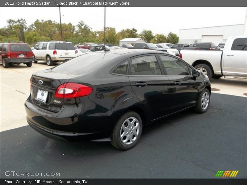 Tuxedo Black / Charcoal Black/Light Stone 2013 Ford Fiesta S Sedan