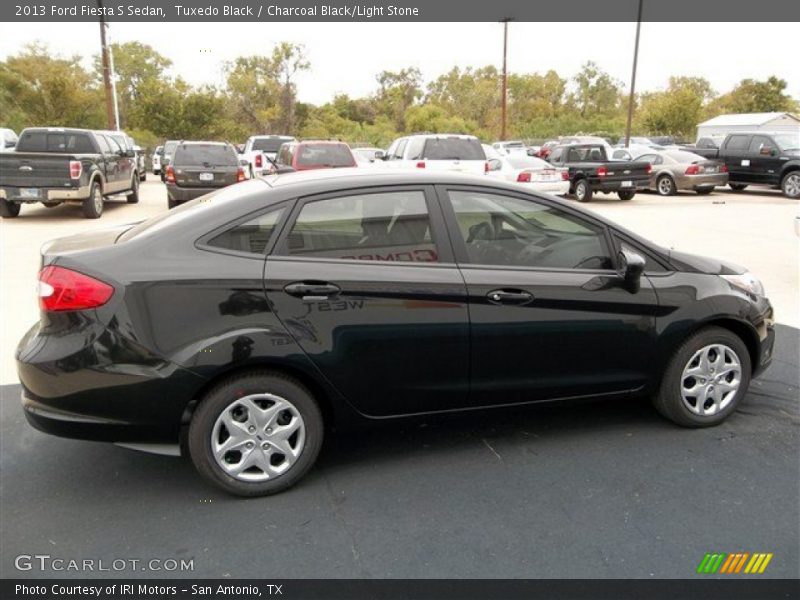 Tuxedo Black / Charcoal Black/Light Stone 2013 Ford Fiesta S Sedan