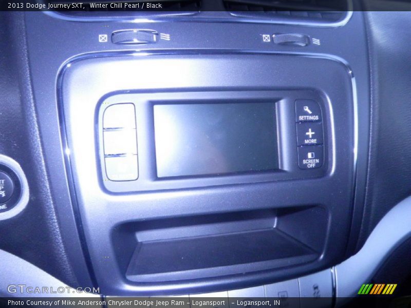 Winter Chill Pearl / Black 2013 Dodge Journey SXT