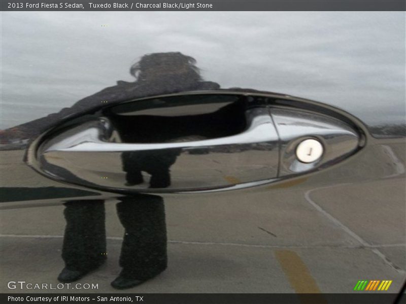 Tuxedo Black / Charcoal Black/Light Stone 2013 Ford Fiesta S Sedan