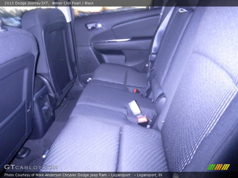 Winter Chill Pearl / Black 2013 Dodge Journey SXT