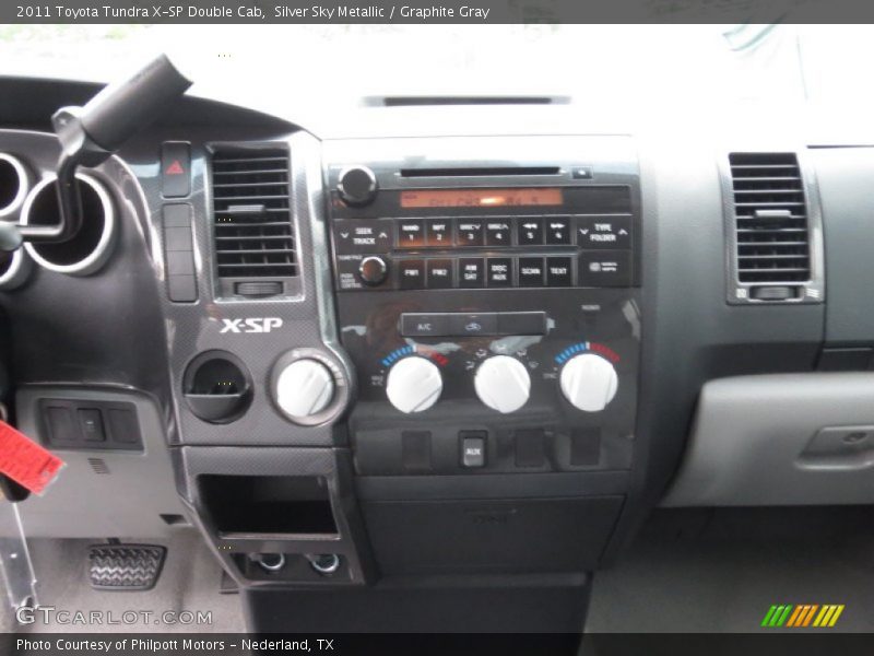 Silver Sky Metallic / Graphite Gray 2011 Toyota Tundra X-SP Double Cab