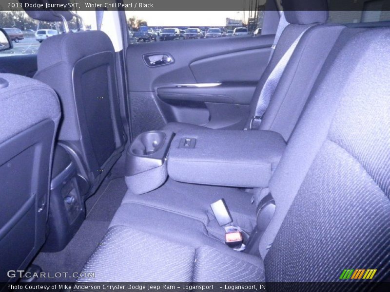 Winter Chill Pearl / Black 2013 Dodge Journey SXT