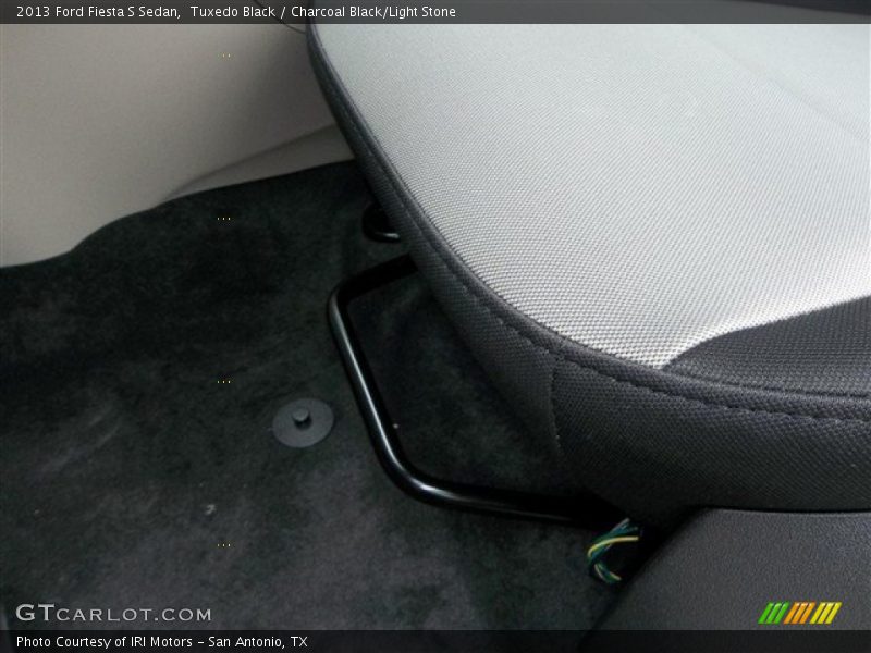 Tuxedo Black / Charcoal Black/Light Stone 2013 Ford Fiesta S Sedan