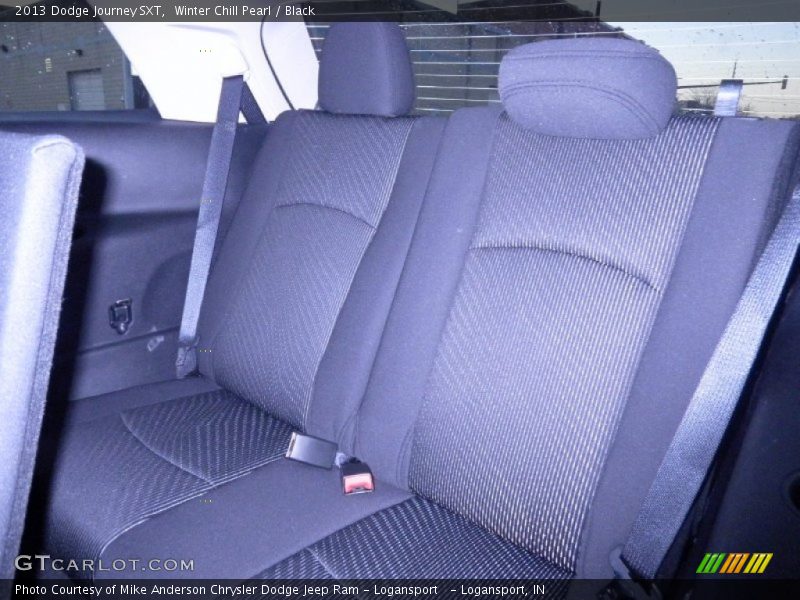 Winter Chill Pearl / Black 2013 Dodge Journey SXT