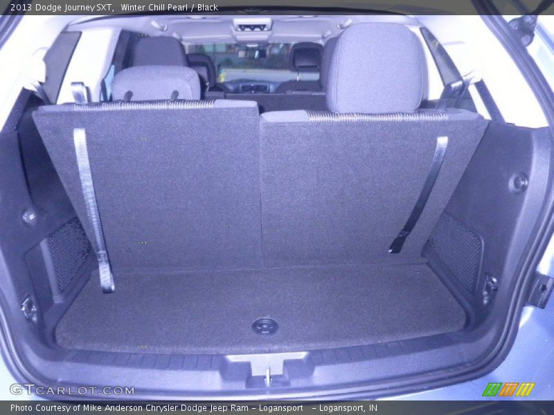 Winter Chill Pearl / Black 2013 Dodge Journey SXT