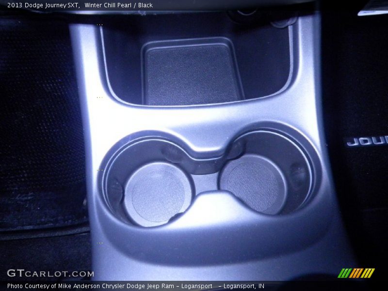 Winter Chill Pearl / Black 2013 Dodge Journey SXT