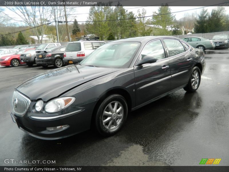 Dark Slate Metallic / Titanium 2009 Buick LaCrosse CX
