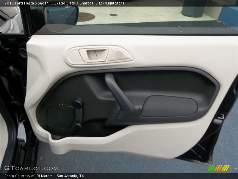 Tuxedo Black / Charcoal Black/Light Stone 2013 Ford Fiesta S Sedan