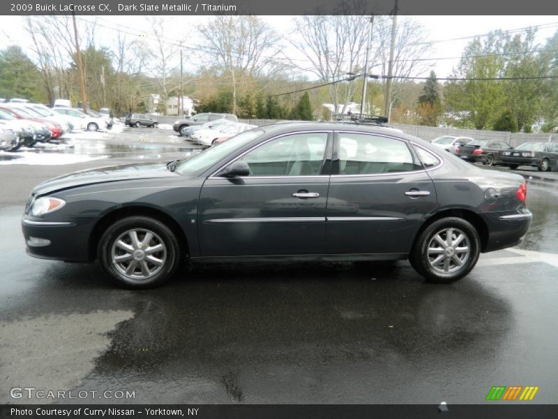 Dark Slate Metallic / Titanium 2009 Buick LaCrosse CX