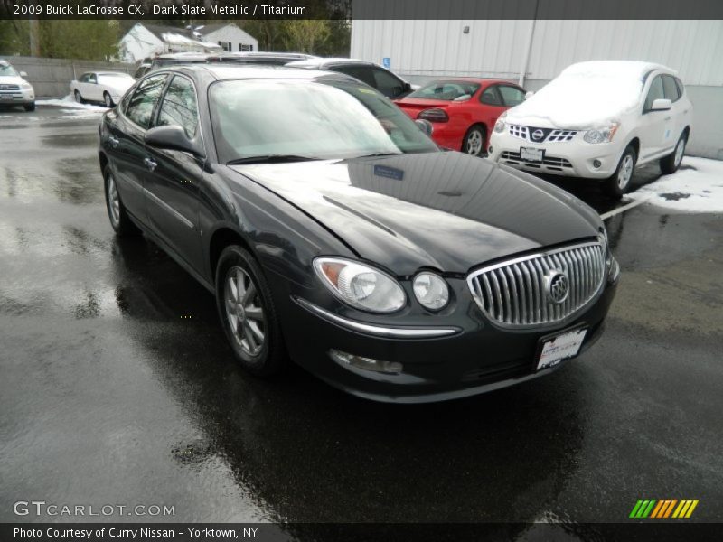 Dark Slate Metallic / Titanium 2009 Buick LaCrosse CX