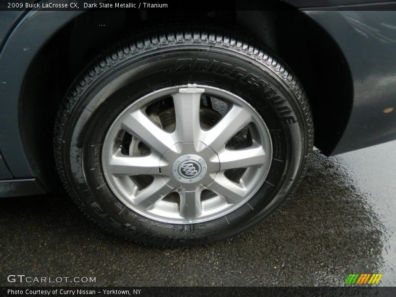 Dark Slate Metallic / Titanium 2009 Buick LaCrosse CX
