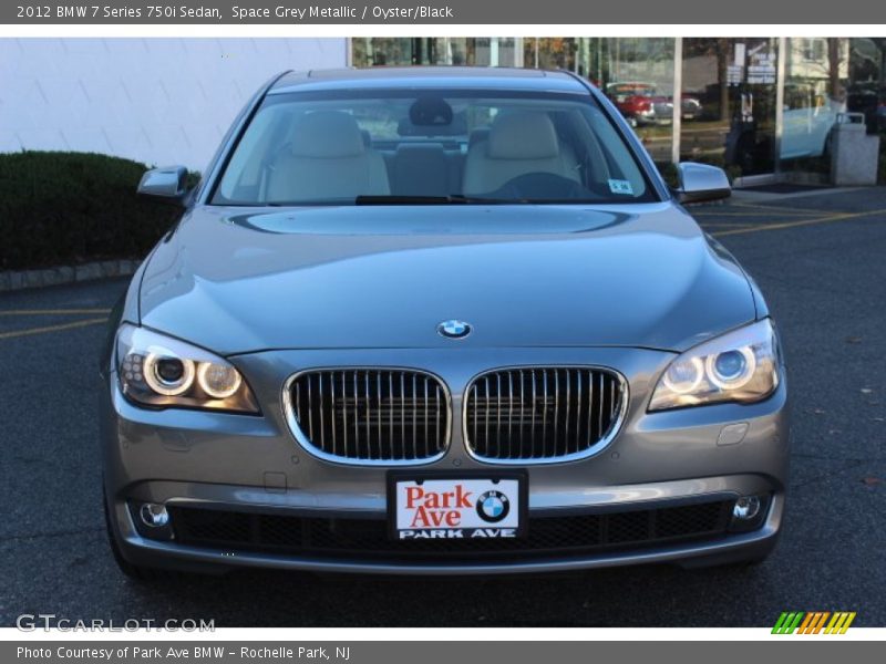 Space Grey Metallic / Oyster/Black 2012 BMW 7 Series 750i Sedan