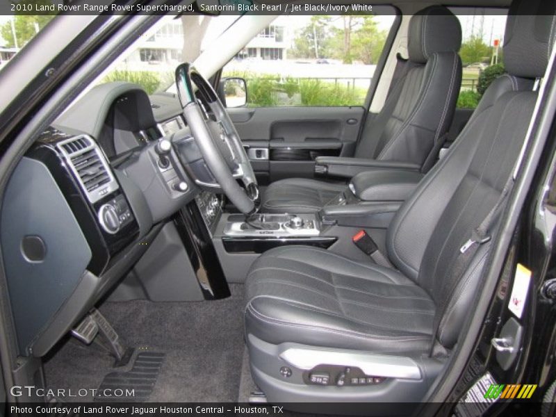  2010 Range Rover Supercharged Jet Black/Ivory White Interior