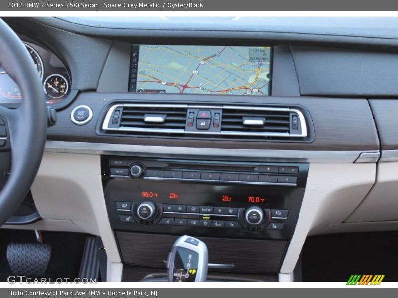 Space Grey Metallic / Oyster/Black 2012 BMW 7 Series 750i Sedan