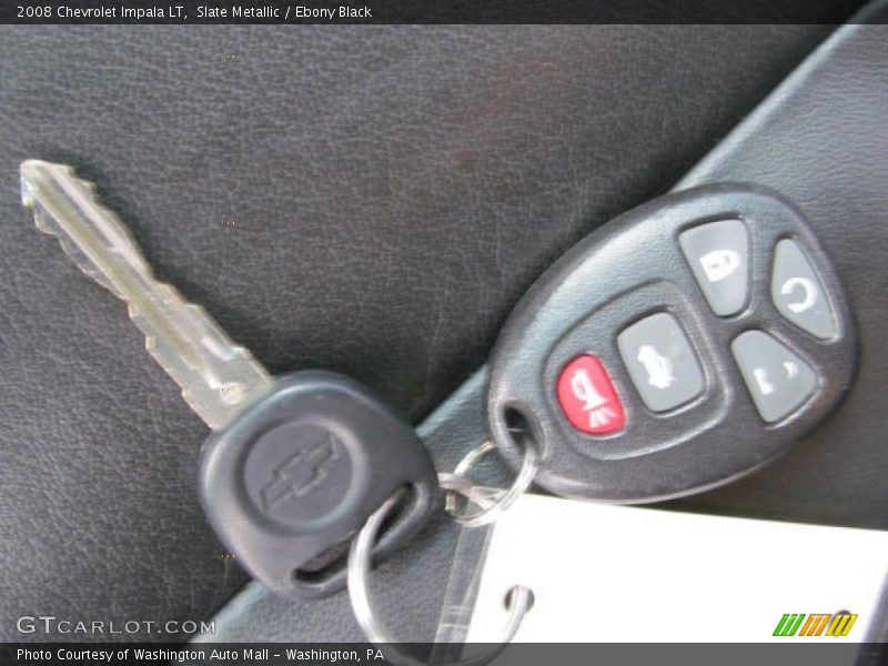 Slate Metallic / Ebony Black 2008 Chevrolet Impala LT