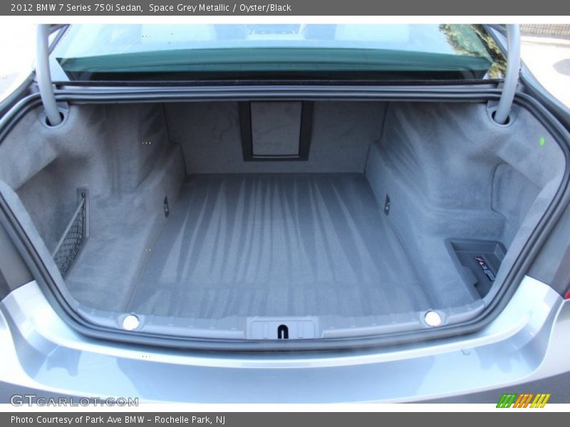 Space Grey Metallic / Oyster/Black 2012 BMW 7 Series 750i Sedan