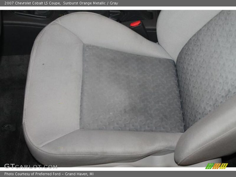 Sunburst Orange Metallic / Gray 2007 Chevrolet Cobalt LS Coupe
