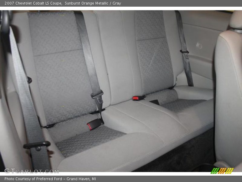 Sunburst Orange Metallic / Gray 2007 Chevrolet Cobalt LS Coupe