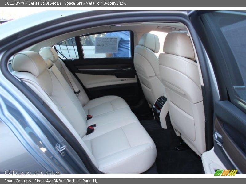 Space Grey Metallic / Oyster/Black 2012 BMW 7 Series 750i Sedan