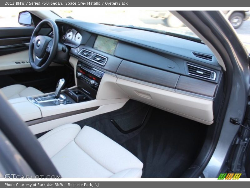 Space Grey Metallic / Oyster/Black 2012 BMW 7 Series 750i Sedan