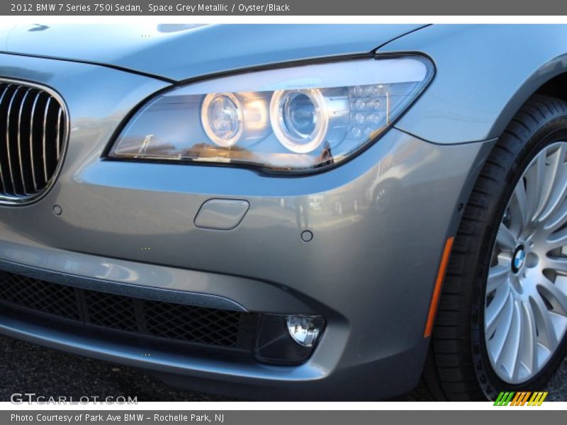 Space Grey Metallic / Oyster/Black 2012 BMW 7 Series 750i Sedan