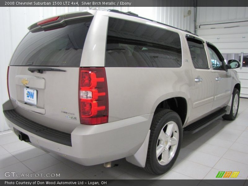 Silver Birch Metallic / Ebony 2008 Chevrolet Suburban 1500 LTZ 4x4