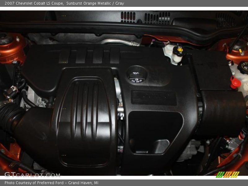 Sunburst Orange Metallic / Gray 2007 Chevrolet Cobalt LS Coupe