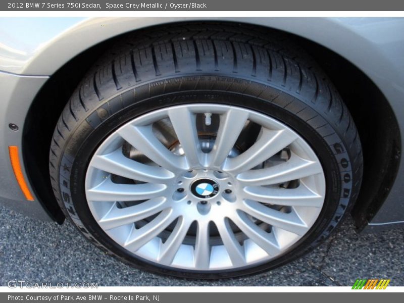 Space Grey Metallic / Oyster/Black 2012 BMW 7 Series 750i Sedan