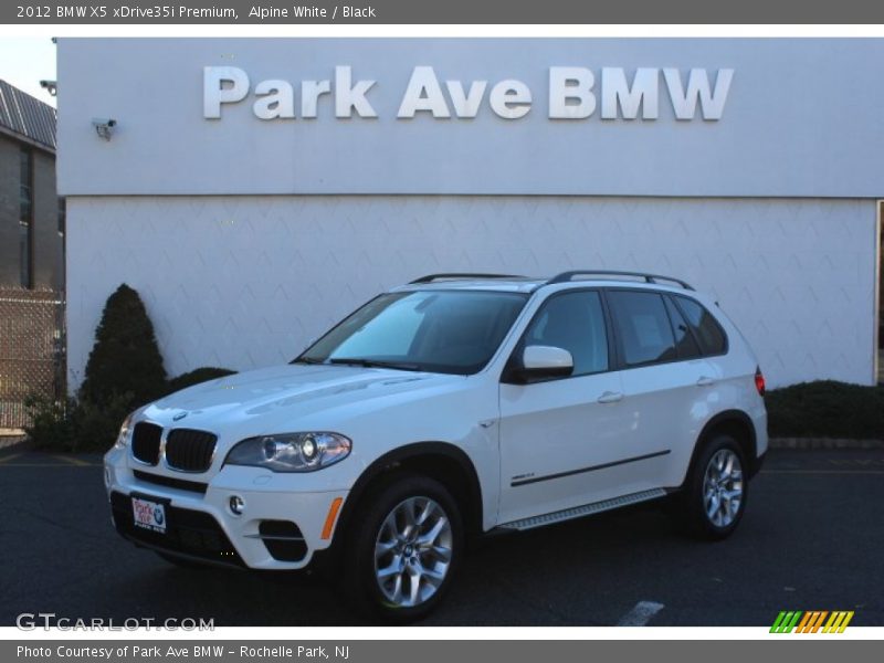 Alpine White / Black 2012 BMW X5 xDrive35i Premium
