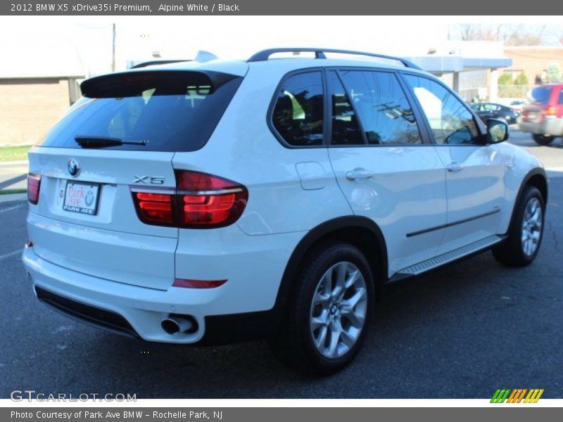 Alpine White / Black 2012 BMW X5 xDrive35i Premium