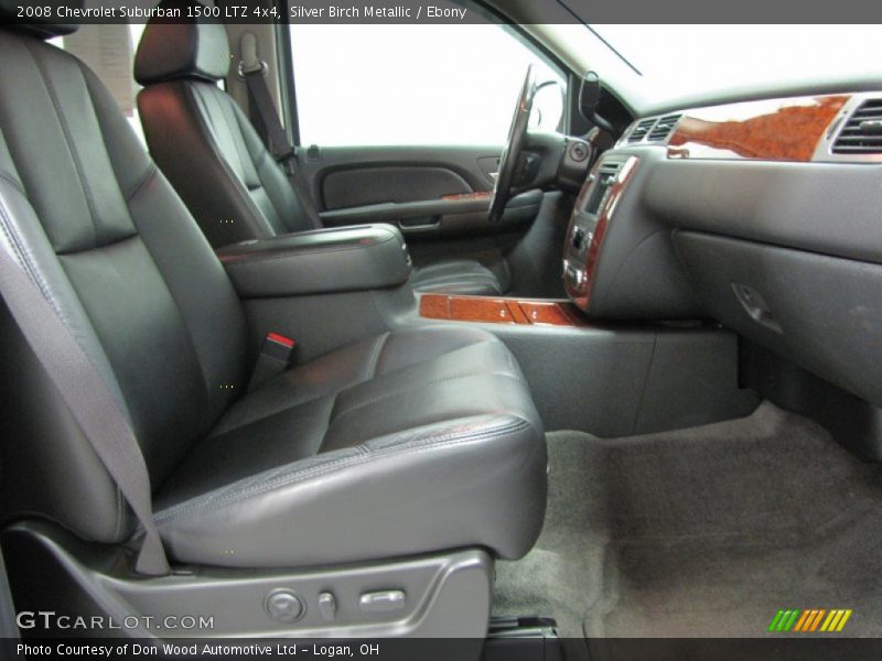 Silver Birch Metallic / Ebony 2008 Chevrolet Suburban 1500 LTZ 4x4