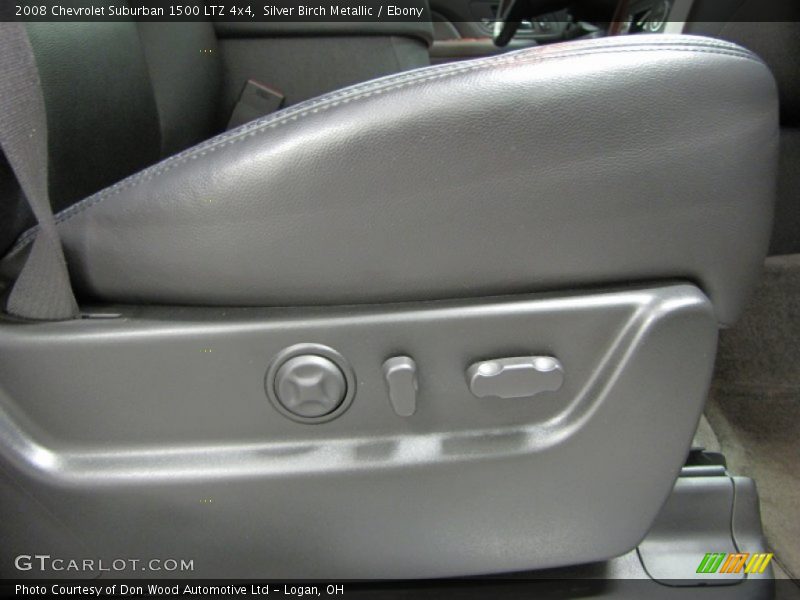 Silver Birch Metallic / Ebony 2008 Chevrolet Suburban 1500 LTZ 4x4