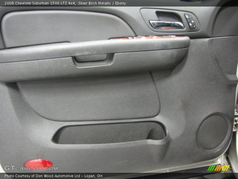 Silver Birch Metallic / Ebony 2008 Chevrolet Suburban 1500 LTZ 4x4