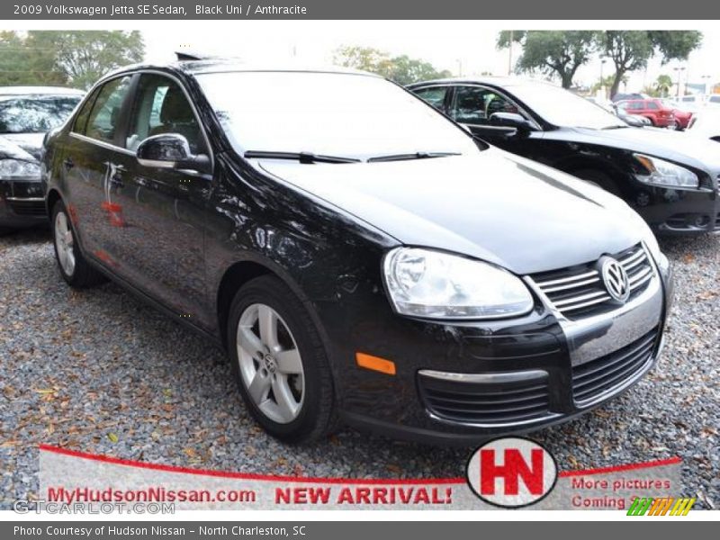 Black Uni / Anthracite 2009 Volkswagen Jetta SE Sedan