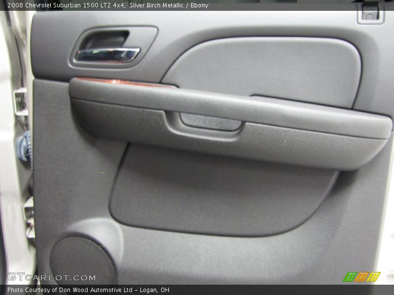 Silver Birch Metallic / Ebony 2008 Chevrolet Suburban 1500 LTZ 4x4
