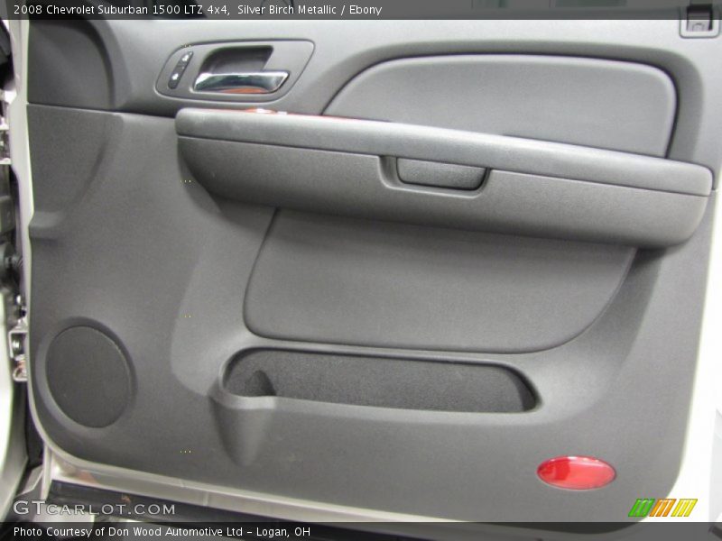 Silver Birch Metallic / Ebony 2008 Chevrolet Suburban 1500 LTZ 4x4