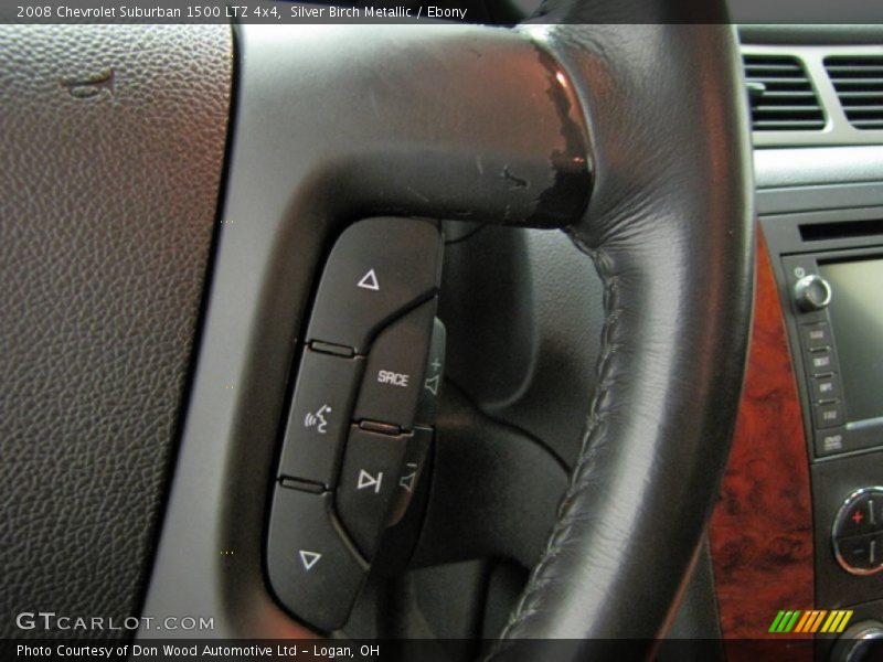Silver Birch Metallic / Ebony 2008 Chevrolet Suburban 1500 LTZ 4x4