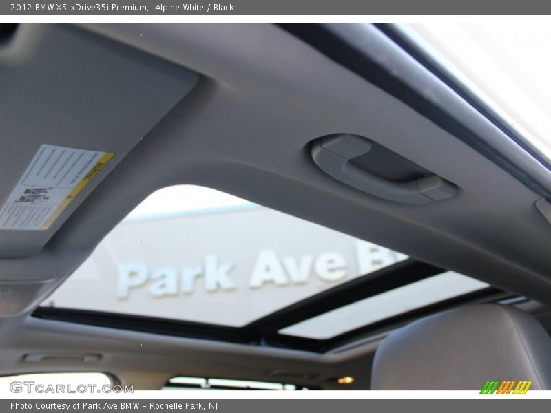 Alpine White / Black 2012 BMW X5 xDrive35i Premium