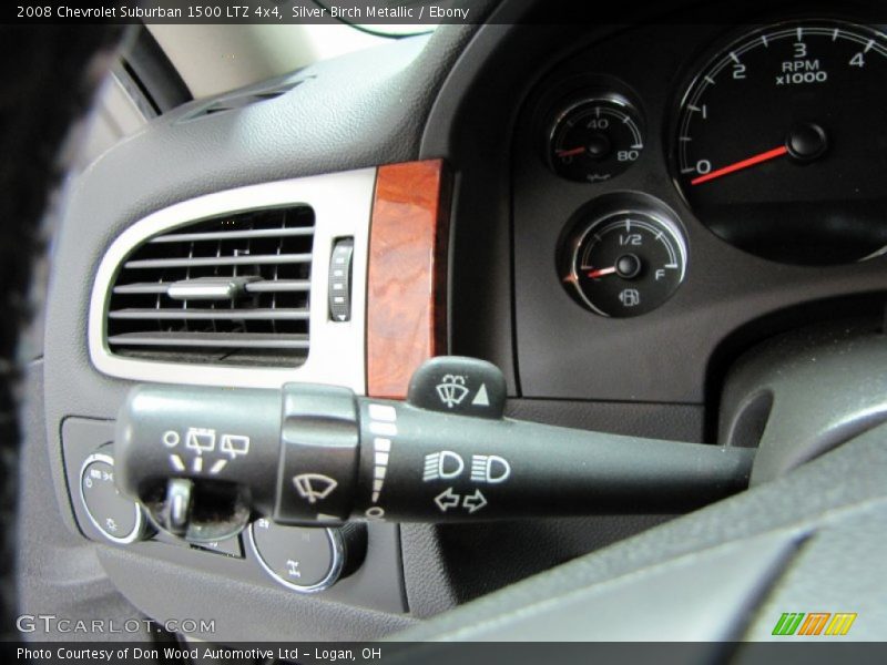 Silver Birch Metallic / Ebony 2008 Chevrolet Suburban 1500 LTZ 4x4