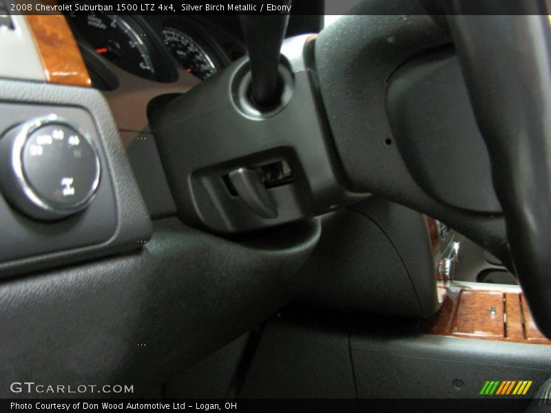 Silver Birch Metallic / Ebony 2008 Chevrolet Suburban 1500 LTZ 4x4
