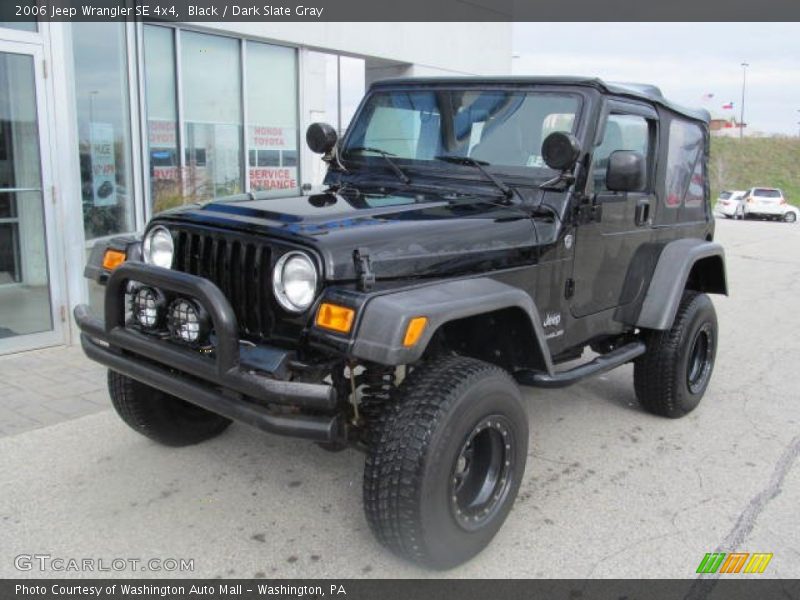 Black / Dark Slate Gray 2006 Jeep Wrangler SE 4x4